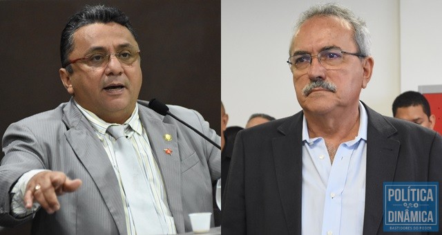 Vereador (à esquerda) criticou deputado (Fotos: Jailson Soares/PoliticaDinamica.com)
