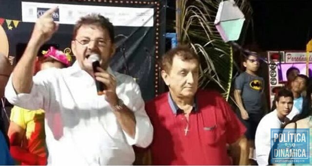 Ex-governador discursou após homenagem em Parnaíba (Foto: Reprodução/Instagram)