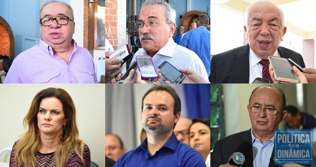 Seis piauienses votaram a favor de Temer (Fotos: Jailson Soares/PoliticaDinamica.com)