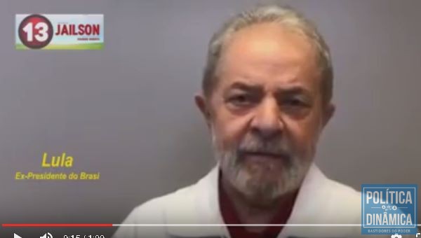 Em vídeo Lula, pede voto para o candidato do PT em Miguel Leão 