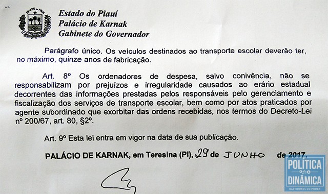 Pela Lei da Impunidade, especificamente a gestora da Educação não pode ser responsabilizada por ilícitos nos contratos de transporte escolar, já sob suspeita (imagem: reprodução)