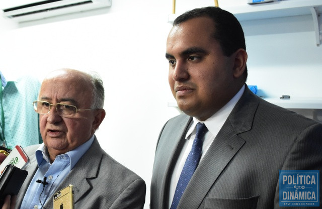 Júlio César e Georgiano, mandatários do PSD (Foto: Jailson Soares/PoliticaDinamica.com)