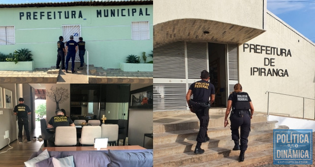 PF e CGU cumpriram mandatos nas prefeituras e empresas no interior do Piauí. (fotos: PF)