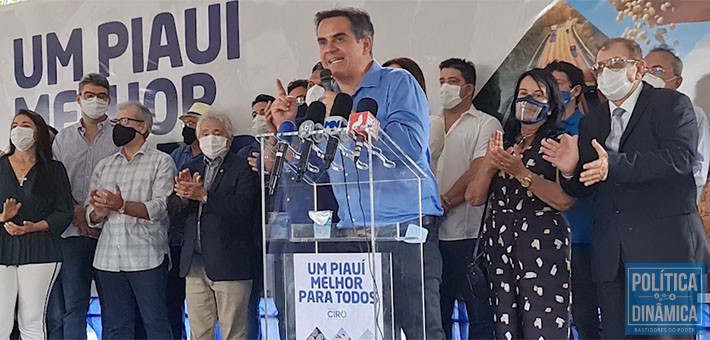 A oposição que assusta: Wellington Dias nunca enfrentou adversários tão unidos e com uma estrutura tão grande quanto a que está organizando Ciro Nogueira (foto: Marcos Melo | PoliticaDInamica)