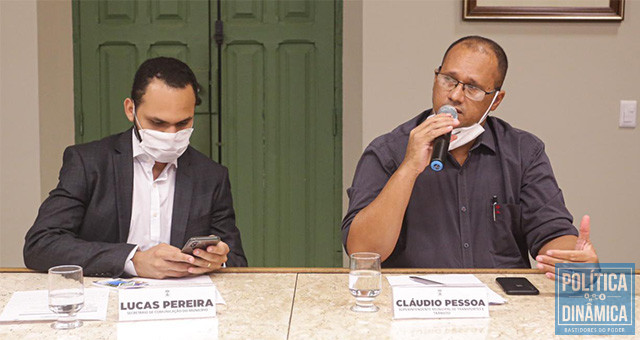 Major Cláudio Pessoa: sobrinho do prefeito que é superintendente da STRANS não conseguiu se adiantar e resolver problema antes de greve (foto: Rômulo Piauilino | PMT)