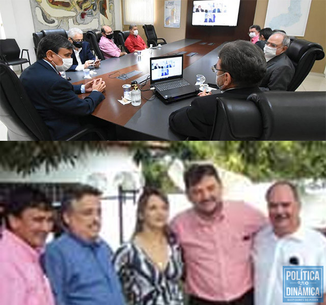 Wellington, Wilson e Robert, juntos no governo, juntos na campanha: você já viu isso antes! São onze anos de uma foto para outra, mas o tempo não parece ter feito deles políticos diferentes, a questão é saber se isso é bom ou ruim... (foto: Ascom | Arquivo)