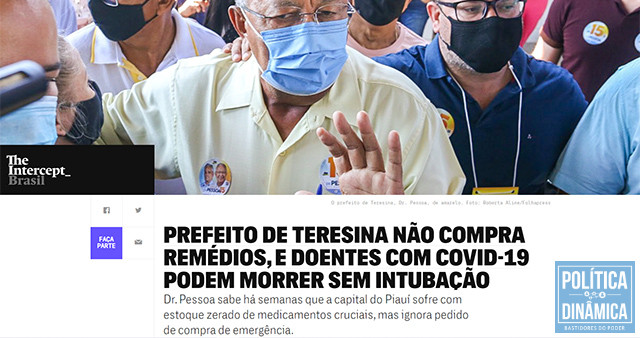 Dez dias após denúncia do Política Dinâmica, a ineficiência da Doutor Pessoa em manter estoques de remédios e insumos básicos virou matéria nacional e uma ameaça à saúde da população em meio à pandemia (foto: reprodução)