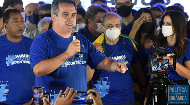 O discurso agressivo de Ciro Nogueira: a intimidação vai fazer parte da campanha desde o seu início (foto: Jailson Soares | PD)