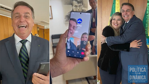 De confiança: Samantha estreitou laços políticos e pessoais com Clã Bolsonaro e deverá ser a voz da campanha de reeleição do presidente no Nordeste (foto: redes sociais)
