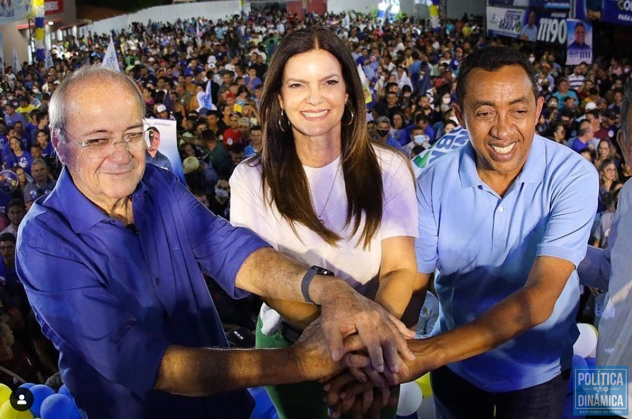 Sílvio, Iracema e Joel: majoritários de Ciro Nogueira esconderam Bolsonaro; Sílvio e Joel, inclusive, falaram bem de Lula em programas eleitorais, entrevistas e redes sociais (foto: Instagram)