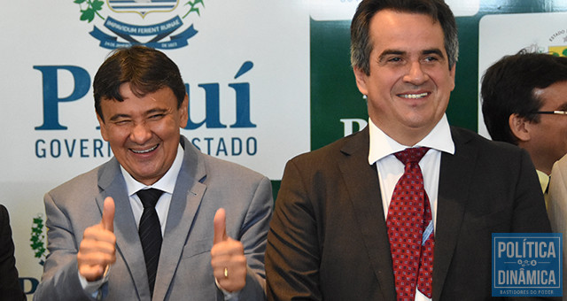 Eleitos juntos, olhando pro mesmo lugar: Washington Bonfim diz não acreditar que Wellington Dias e Ciro Nogueira sejam, de fato, adversários nestas eleições de 2022; ambos seriam parte do mesmo problema (foto: Jailson Soares | PD)