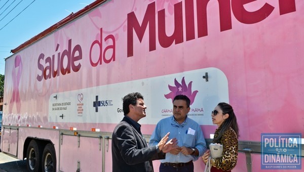 Carreta do Programa "Saúde da Mulher", da gestão passada (Foto: Divulgação)