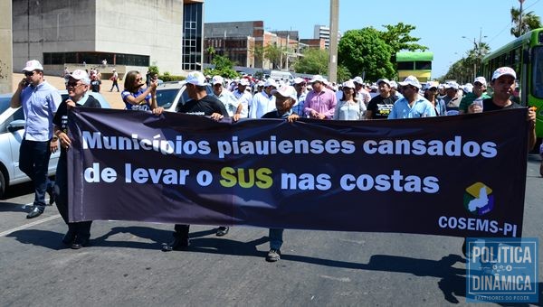 Prefeitos reclamam de atrasos em repasses do Governo do Estado para a Saúde. (Fotos: Jailson Soares / Política Dinâmica)