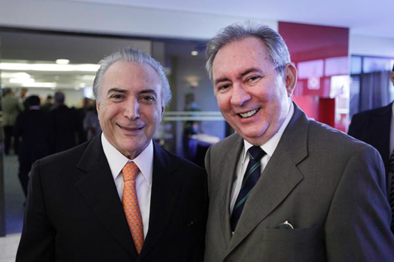 Michel Temer e João Henrique (reprodução/internet)