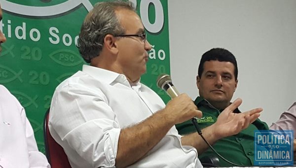 PSC sabatina prefeito Firmino Filho (Foto: Ascom)
