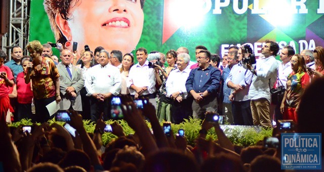 Várias autoridades, incluindo deputados federais e estaduais e senadores marcaram presença. (Foto: Jailson Soares / PolíticaDinâmica.com)