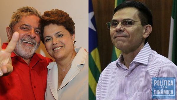 Dilma e Lula na camapanha de Amadeu (Foto: Montagem/PoliticaDianmica.com)