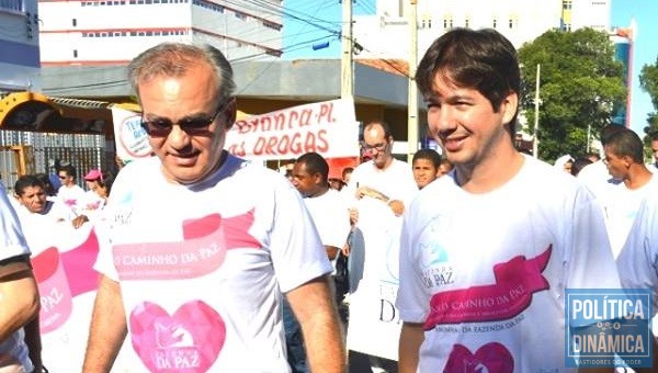 Ex-vereador Samuel Silveira tem o apoio do prefeito Firmino Filho na caminhada por uma vaga na Câmara (Foto: Arquivo Pessoal)