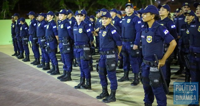 Guarda Municipal já está atuando na cidade (Foto: Wilson Filho | ASCOM PMT)