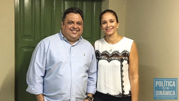 Ao lado de Lucy Silveira, deputado Júlio Arcoverde anunciou a filiação conjunto de importantes lideranças (Foto:Ascom)