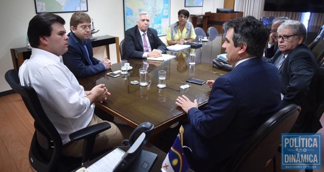 Políticos piauienses se reuniram com ministro das Minas e Energia (Foto: Reprodução/Saulo Cruz- MME)