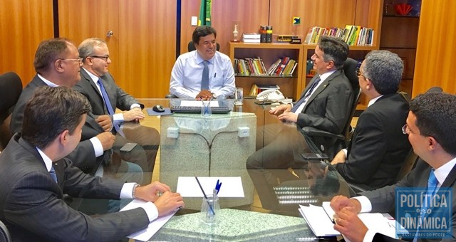 Com o ministro da Educação, Mendonça Filho (Foto: ASCOM | PMT)