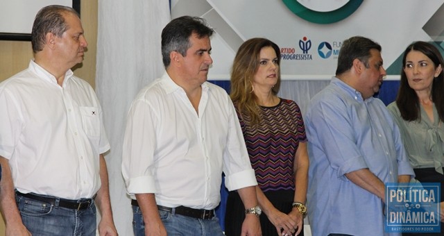 Lideranças do PP no evento de filiação (Foto: Ananda Oliveira | PoliticaDinamica.com)