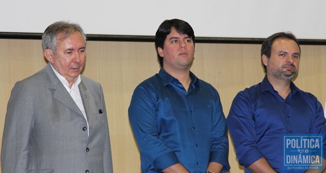 João Henrique Sousa, André Fufuca e Maia Filho (Foto: Ananda Oliveira | PoliticaDinamica.com)