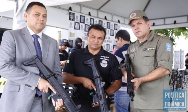Armas foram entregues pela SSP-PI esta semana (Foto: Divulgação/Ascom)