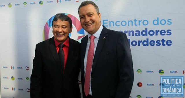 Wellington Dias com o governador da Bahia, Rui Costa (Foto: Reprodução/Facebook)