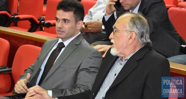 O deputado Bessah e o seu pai, B. Sá (Foto: Ananda Oliveira/PoliticaDinamica.com)