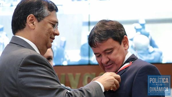 Governador do Piauí recebeu homenagem de Flávio Dino que o chamou de referência (Foto: JailsonSoares/PoliticaDinamica.com)