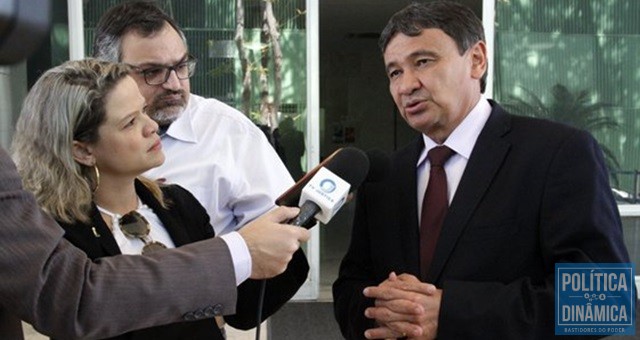 Governador do Piauí falou com a imprensa ao sair do STF (Foto: Divulgação/Ascom)