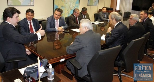 Wellington durante audiência com ministro Fernando Coelho Filho (Foto: André Oliveira)