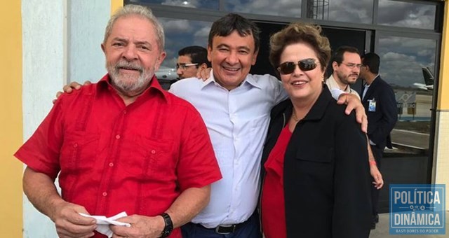 Lula e Dias na PB para inauguração popular da transposição (Foto: Reprodução/Internet)