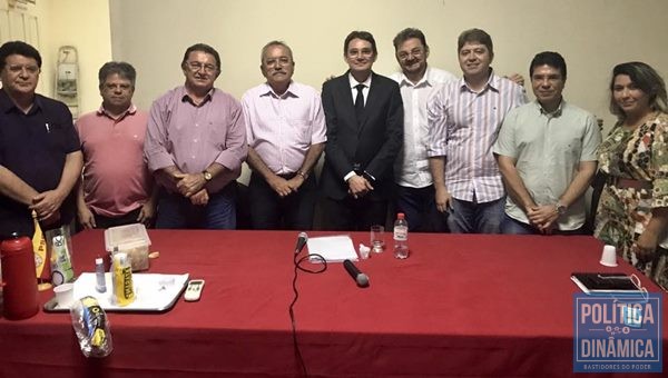 Norberto Campelo foi recebido por lideranças do PSB (Foto: Ascom)