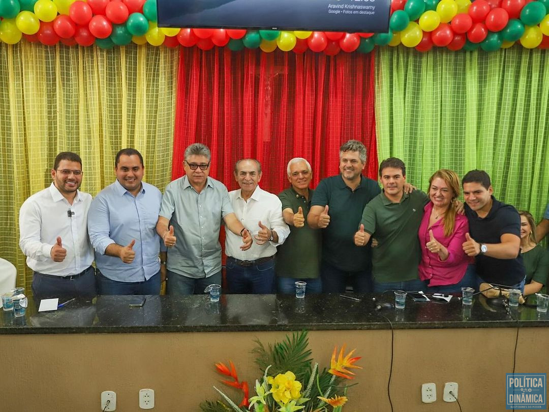 Convenção do MDB que homologou a pré-candidato de Pablo Santos a prefeito da cidade (foto: Reprodução | Instagram)