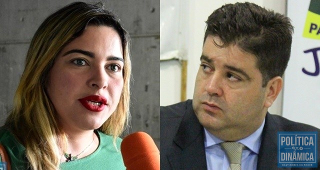Adriana Sousa não simpatiza com Luis André (Fotos: Jailson Soares/PoliticaDinamica.com)