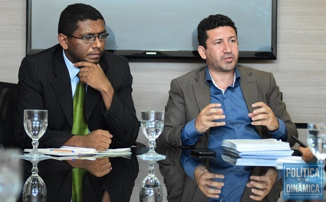 Luís Francivando Rosa e Wallyson dos Anjos foram advogados na ação que cassou coligação inteira em Valença do Piauí (Foto: Jailson Soares/PoliticaDinamica.com)