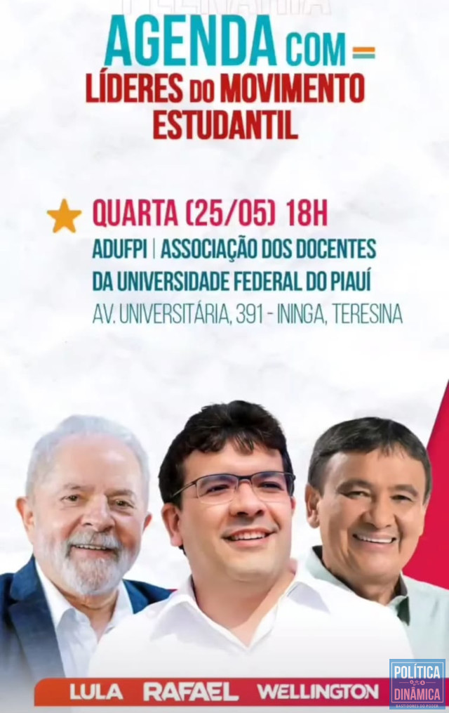Nas redes sociais, marketing da campanha anuncia agenda do "Time do Povo" como se o Lula também fosse participar dos encontros com a população. (foto: Reprodução redes sociais)