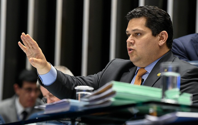 Senador Davi Alcolumbre, presidente do Senado (Foto: Jefferson Rudy/Agência Senado)