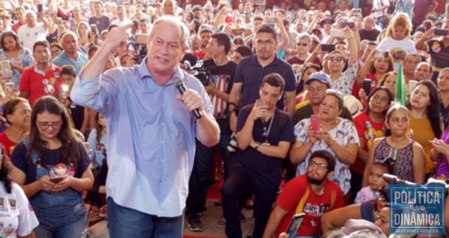 Ciro apresentou suas credenciais de honestidade e firmeza em gestão ao povo aos amigos nordestinos (foto: Marcos Melo | PoliticaDInamica.com)