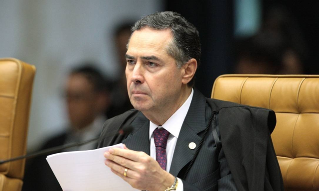 Ministro Barroso comentou fala de Eduardo Bolsonaro (Foto: Carlos Moura/STF)