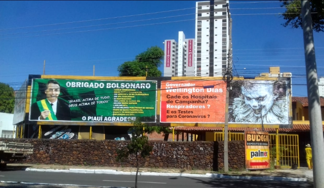Estruturas são colocas em vários pontos da cidade (Foto: Divulgação/Avança Piauí)
