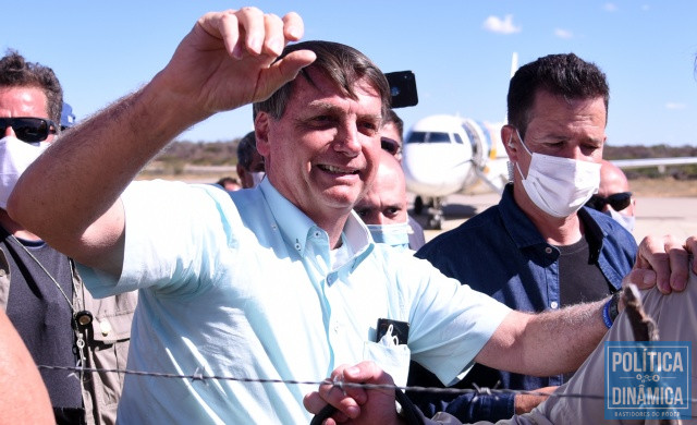 Jair Bolsonaro rebateu crítica feita por seguidor (Foto: Jailson Soares/PoliticaDinamica.com)