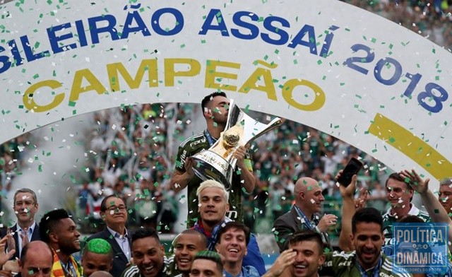 Palmeiras amplia vantagem como maior campeão nacional (Foto:  Paulo Whitaker/Reuters)