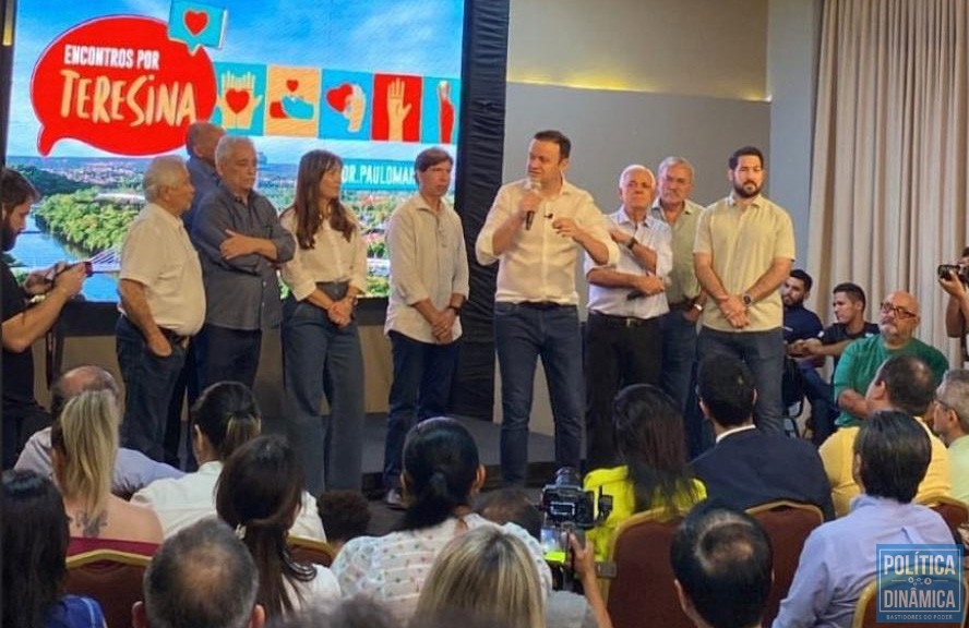 Ato em apoio à pré-candidatura de Paulo Márcio, do MDB, a prefeito de Teresina (foto: Reprodução | Instagram)