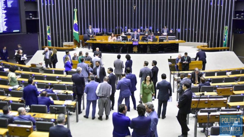 Plenário da Câmara Federal (foto: Reprodução | Poder 360)