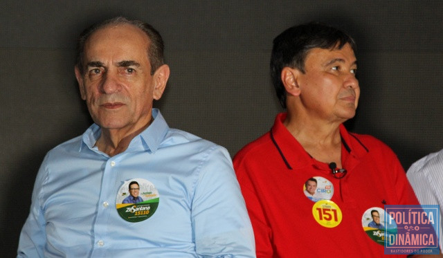 Marcelo e Wellington Dias na eleição de 2018 (Foto: Marcos Melo/PoliticaDinamica.com)