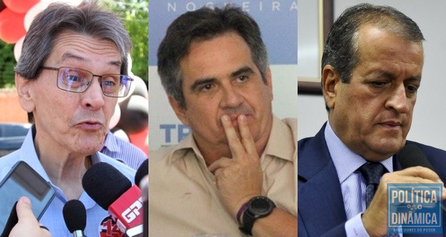 Jefferson, Ciro e Valdemar Costa Neto (Fotos: Jailson Soares/PolíticaDinamica/Agência Brasil)